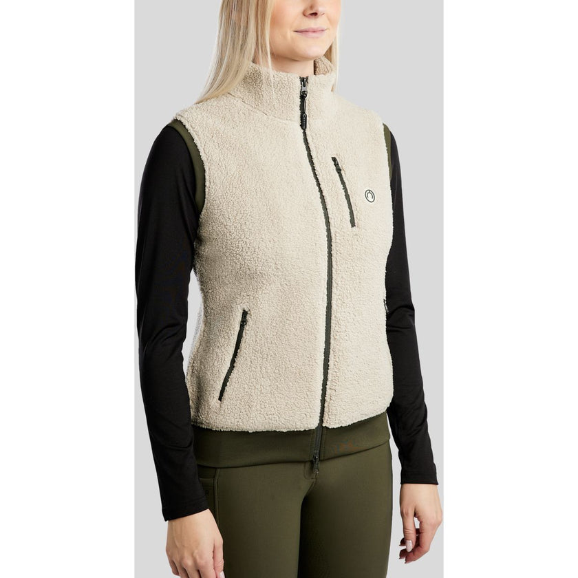Montar Gilet MoEbba Teddy Olive