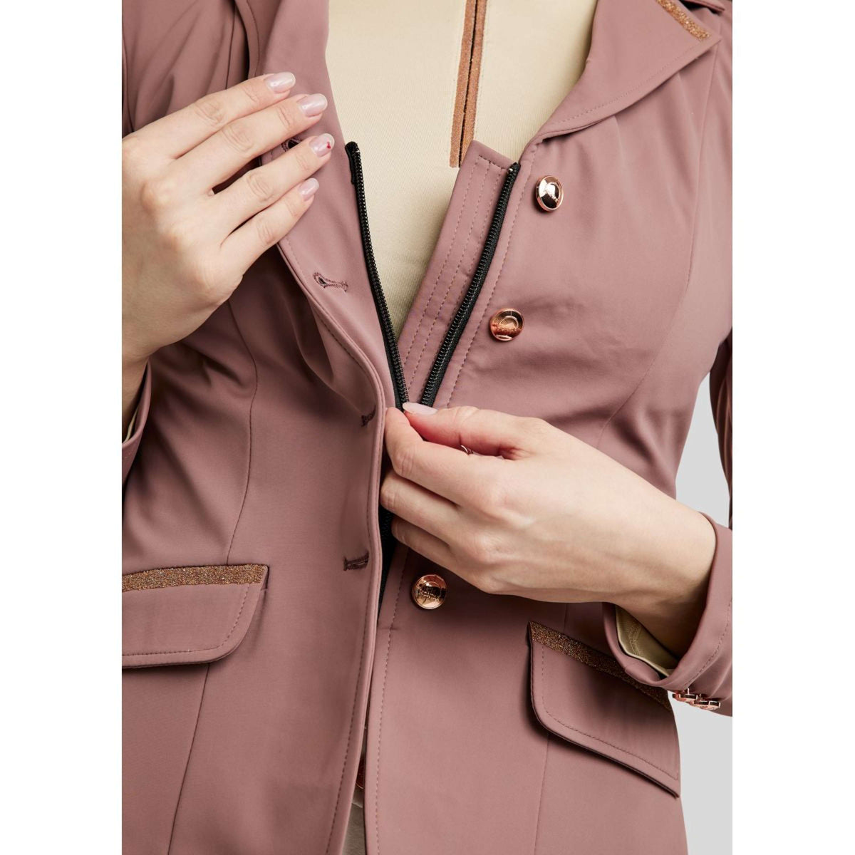 Montar Giacca da Competizione MoGlenda Dusty Rose