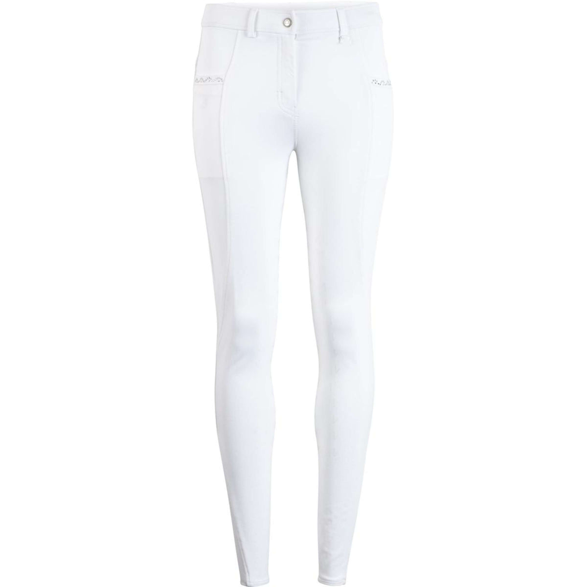 Montar Calzoni Crystal Full Grip Bianco