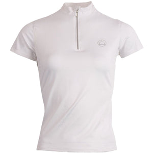 Montar Shirt Everly Crystal Logo Lange Mouwen Bianco