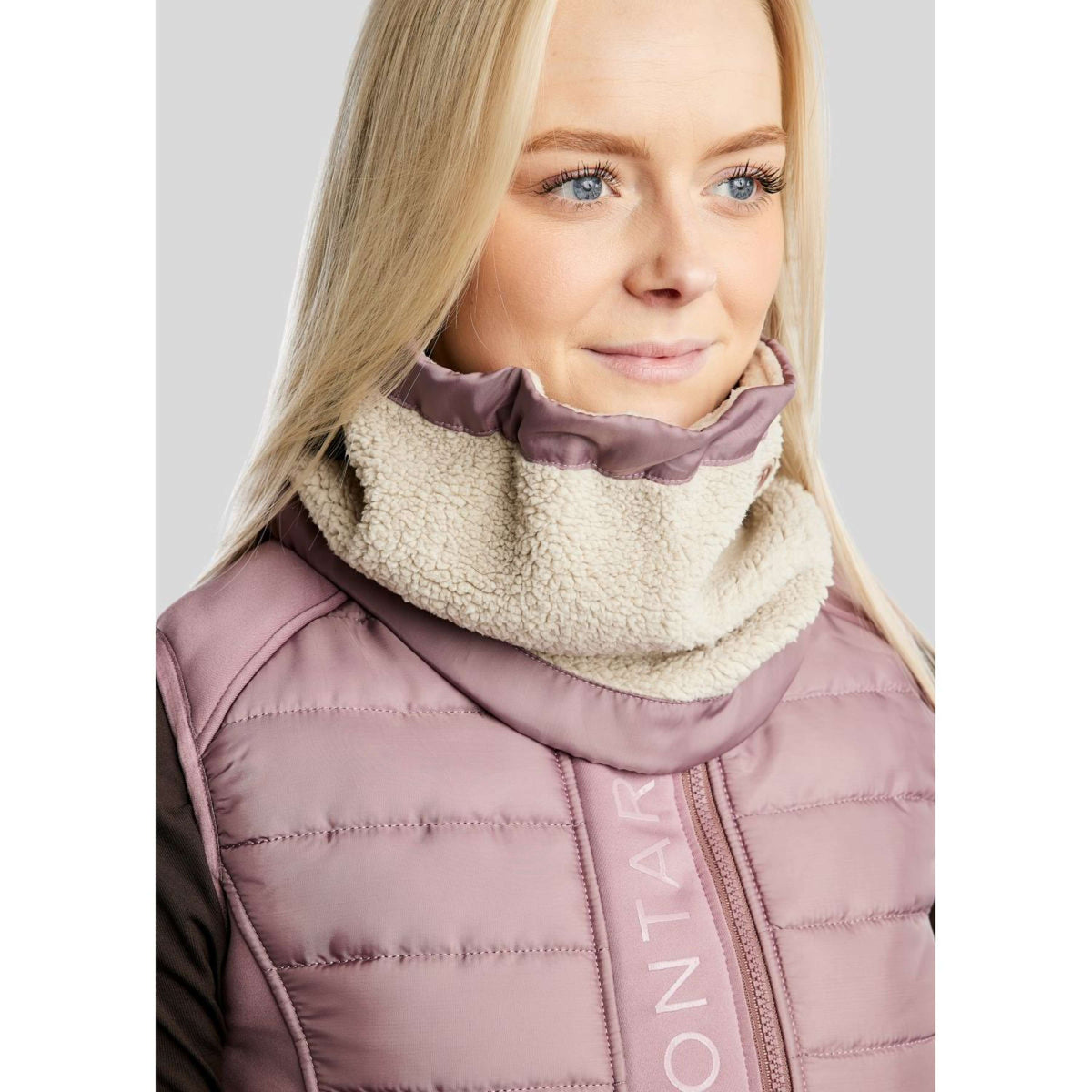 Montar Sciarpa MoEbba Teddy Dusty Rose