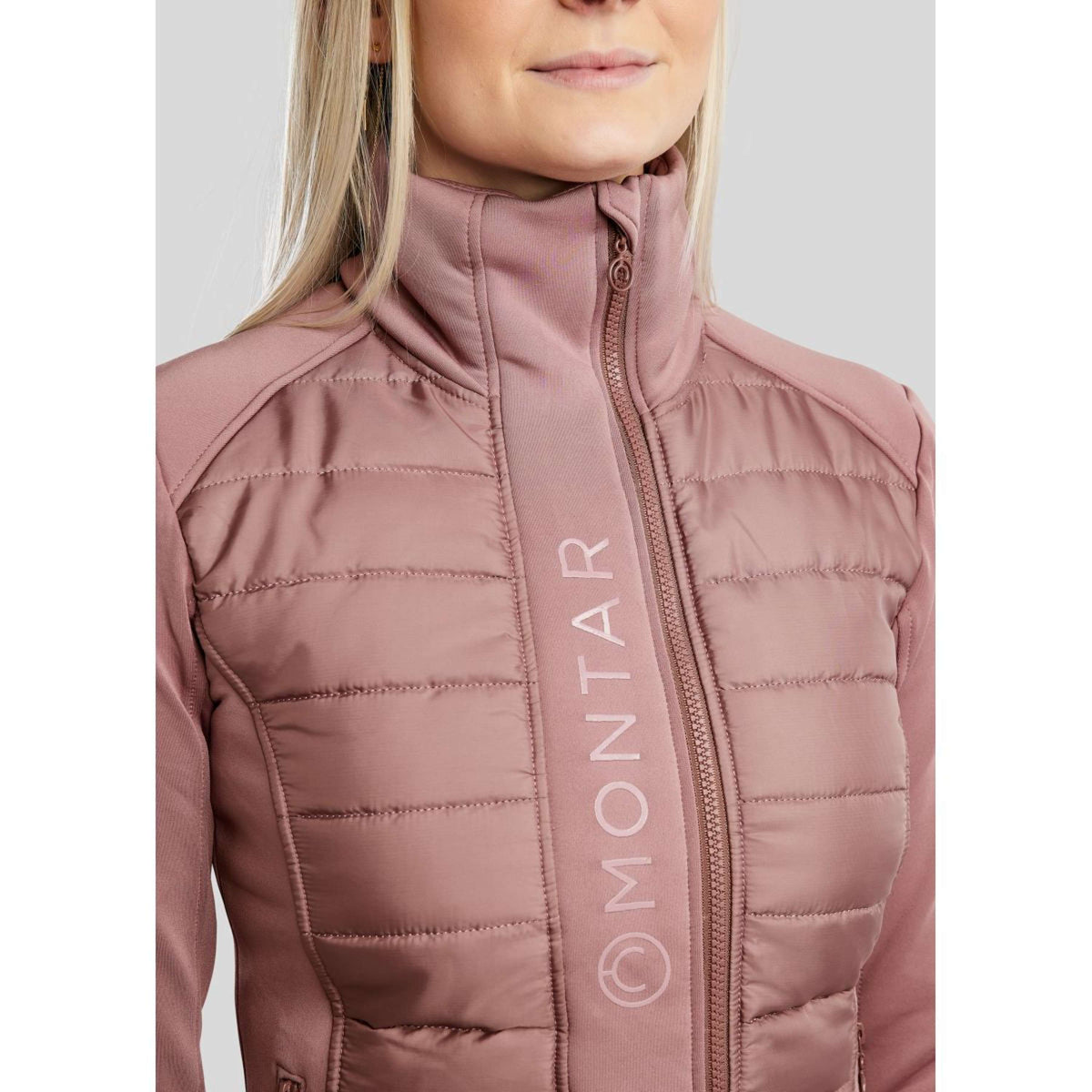 Montar Felpa con cappuccio e zip Emma Dusty Rose