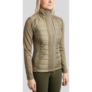 Montar Felpa con cappuccio e zip Emma Dusty Green