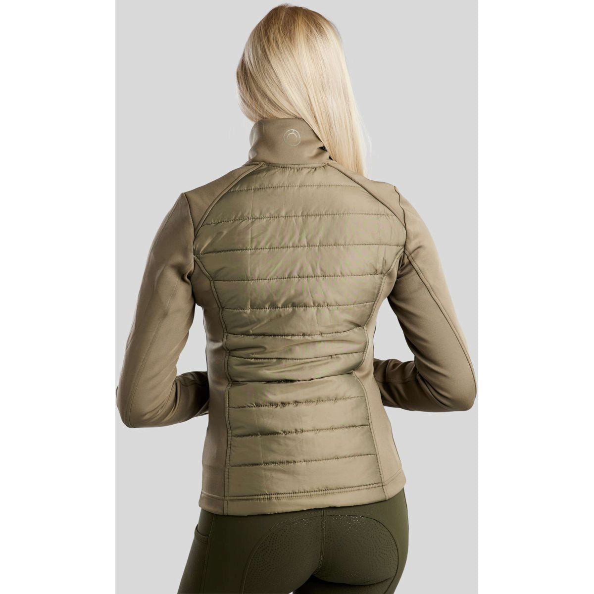 Montar Felpa con cappuccio e zip Emma Dusty Green