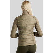 Montar Felpa con cappuccio e zip Emma Dusty Green