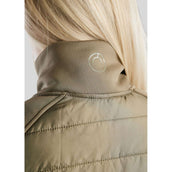 Montar Felpa con cappuccio e zip Emma Dusty Green
