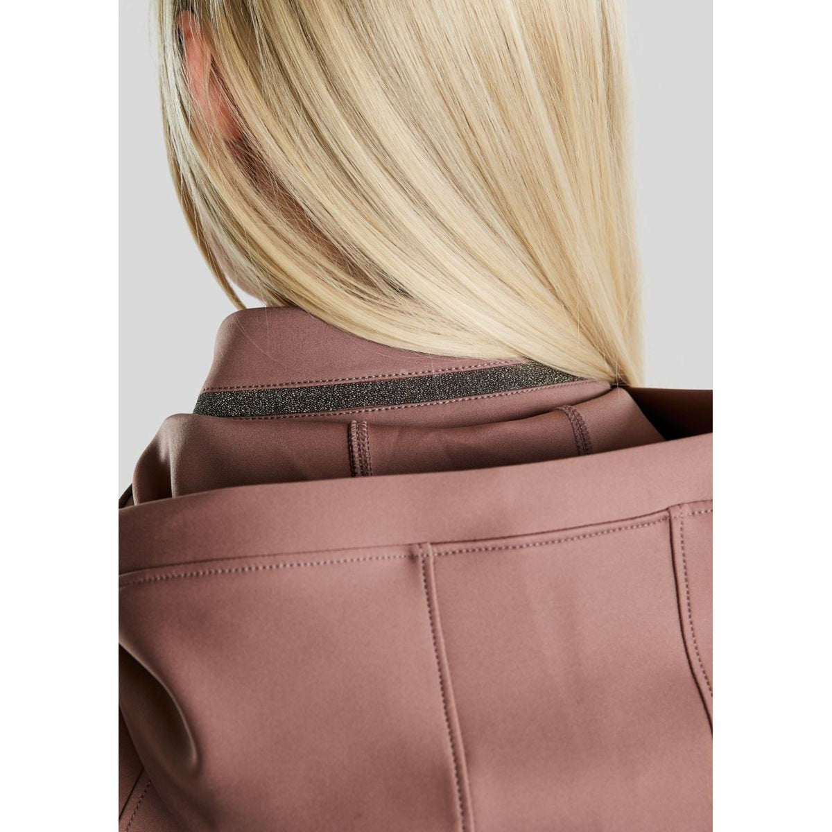 Montar Felpa con cappuccio e zip MoGaia Dusty Rose