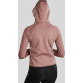 Montar Felpa con cappuccio e zip MoGaia Dusty Rose