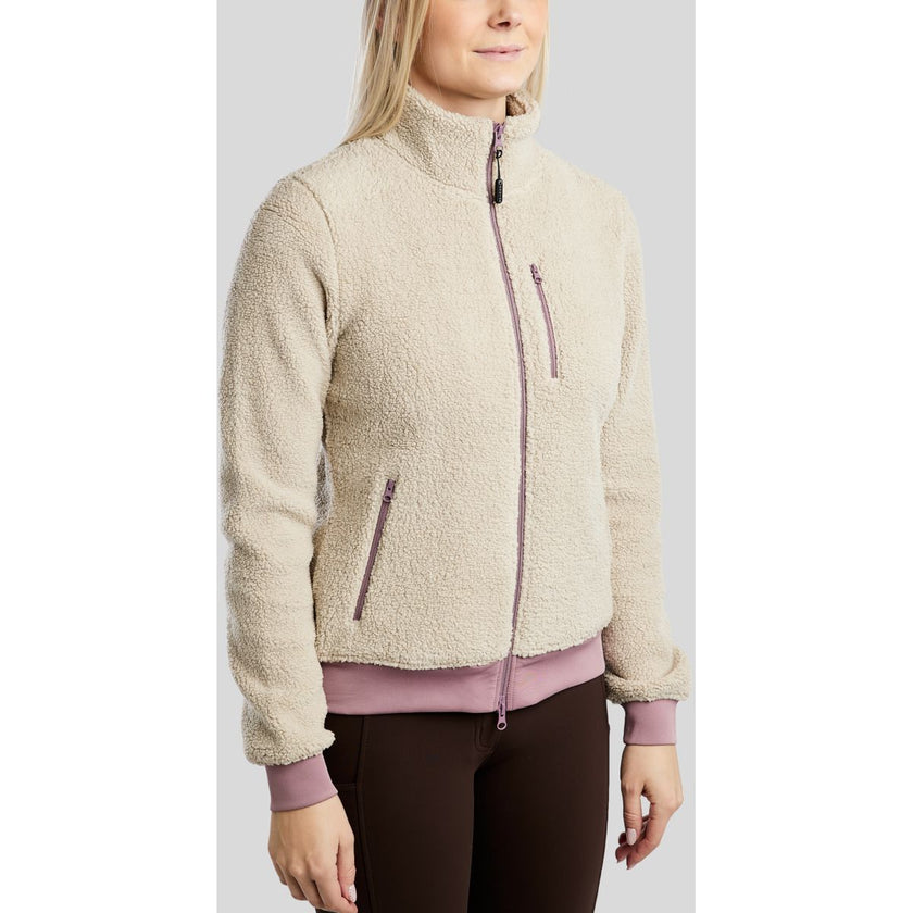 Montar Felpa con cappuccio e zip MoEbba Teddy Dusty Rose