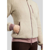 Montar Felpa con cappuccio e zip MoEbba Teddy Dusty Rose