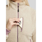 Montar Felpa con cappuccio e zip MoEbba Teddy Dusty Rose