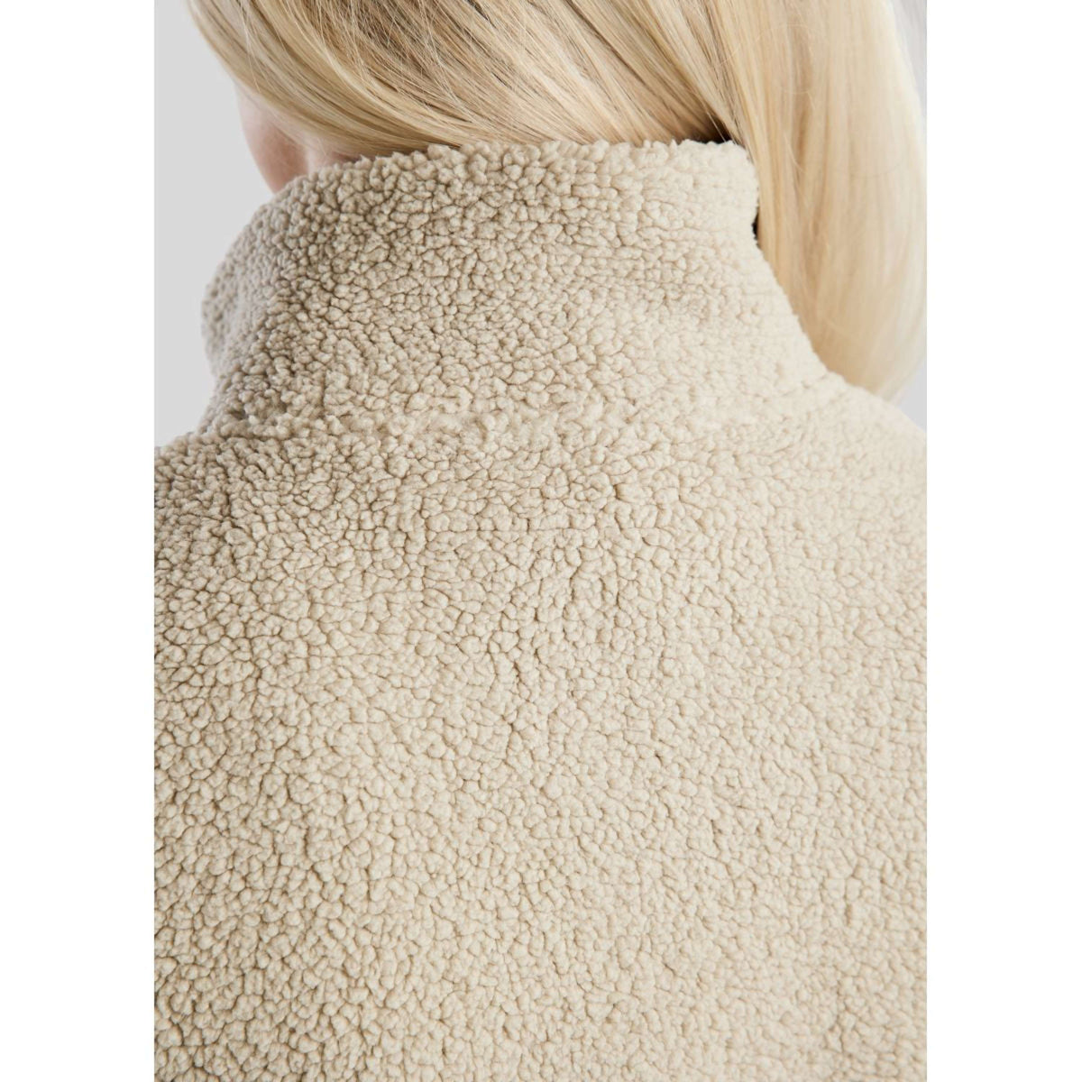 Montar Felpa con cappuccio e zip MoEbba Teddy Olive