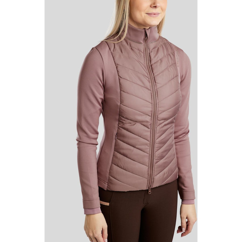 Montar Felpa con cappuccio e zip Momari Hybrid Dusty Rose