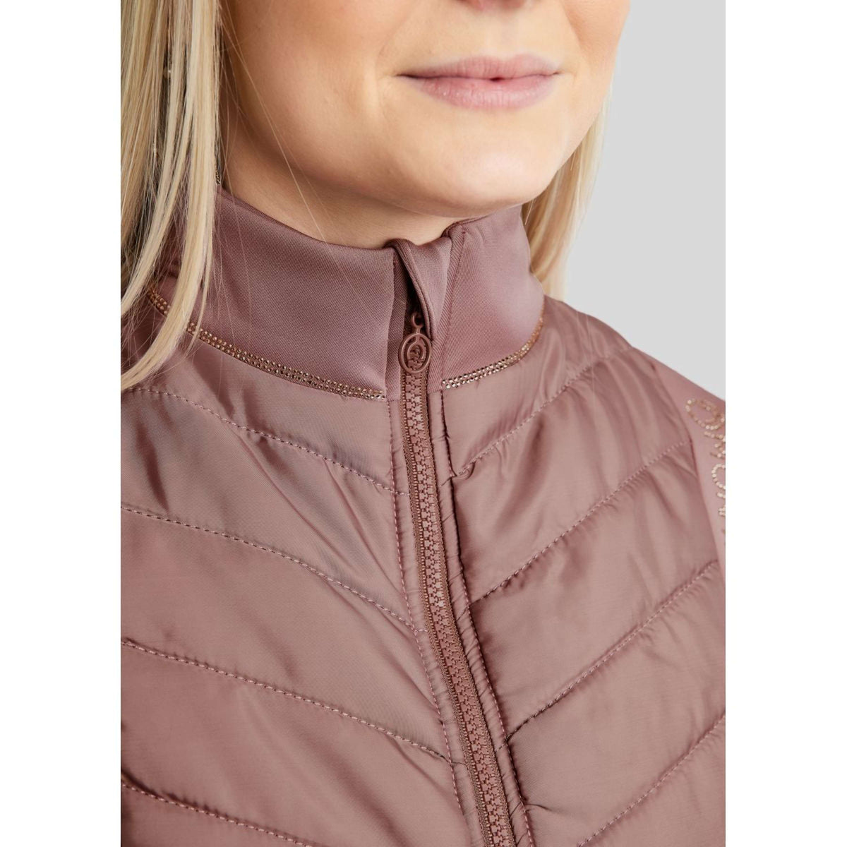 Montar Felpa con cappuccio e zip Momari Hybrid Dusty Rose