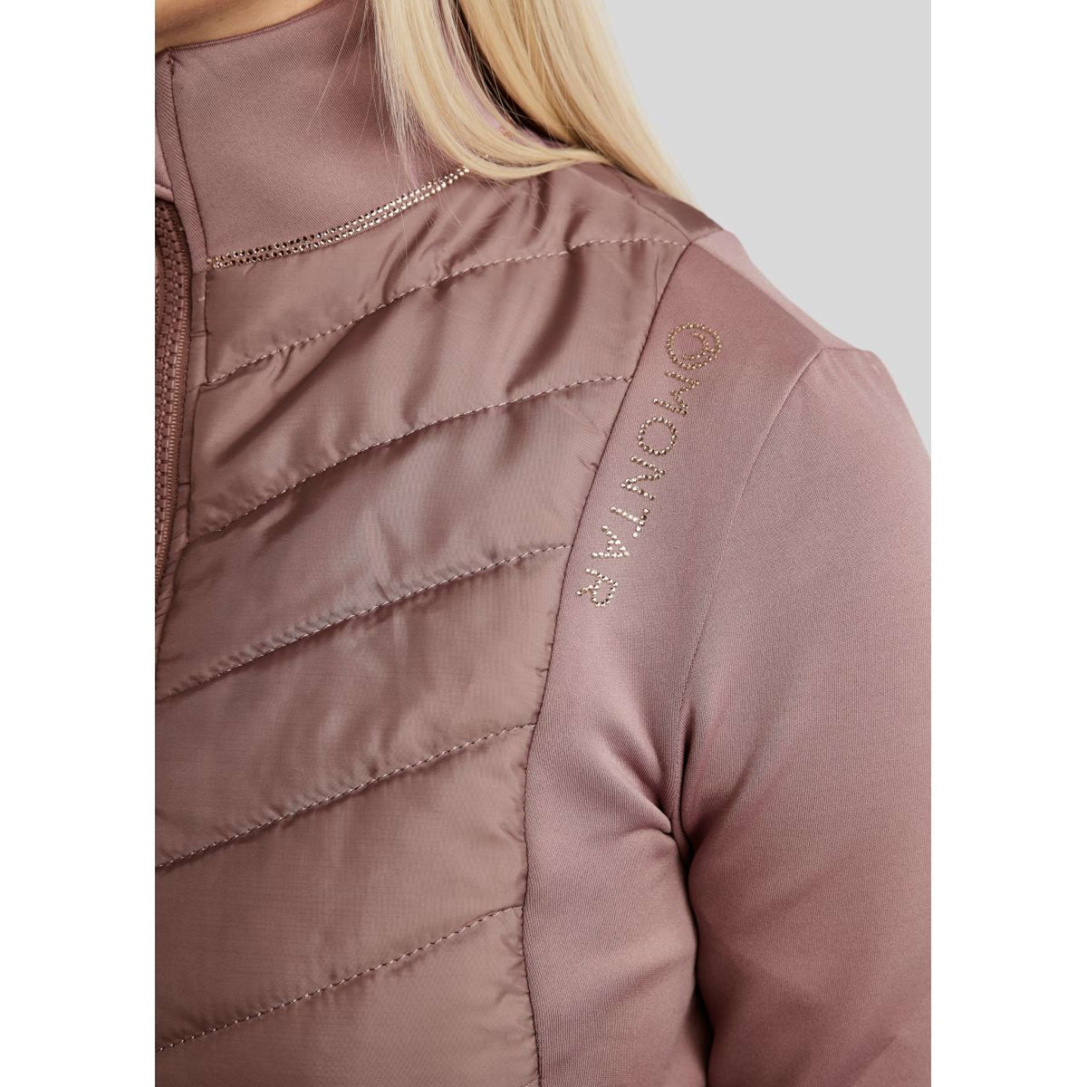 Montar Felpa con cappuccio e zip Momari Hybrid Dusty Rose