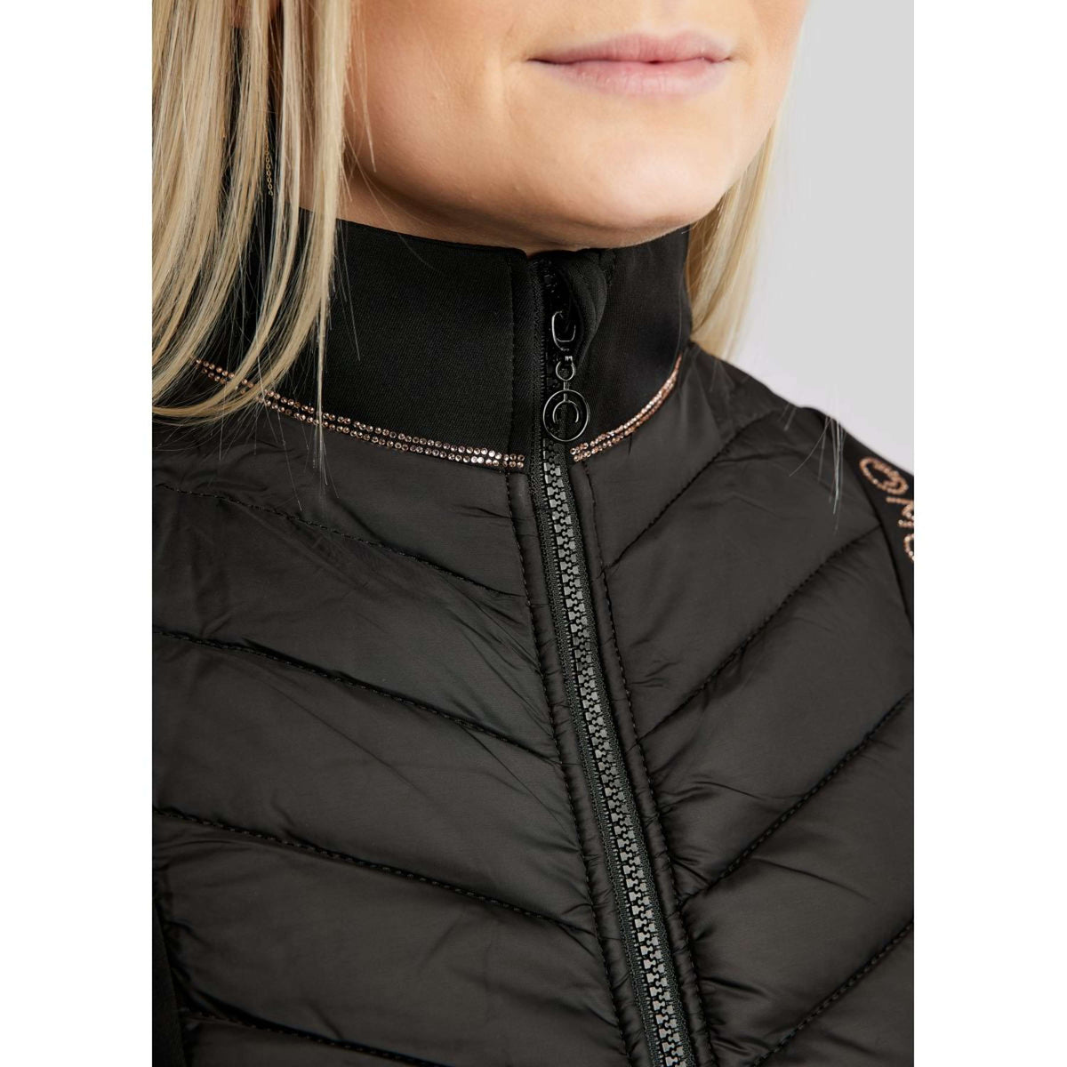 Montar Felpa con cappuccio e zip Momari Hybrid Nero