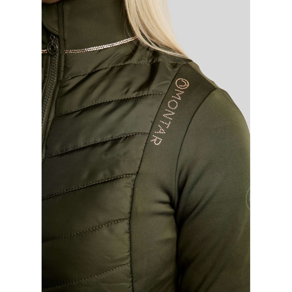 Montar Felpa con cappuccio e zip Momari Hybrid Olive