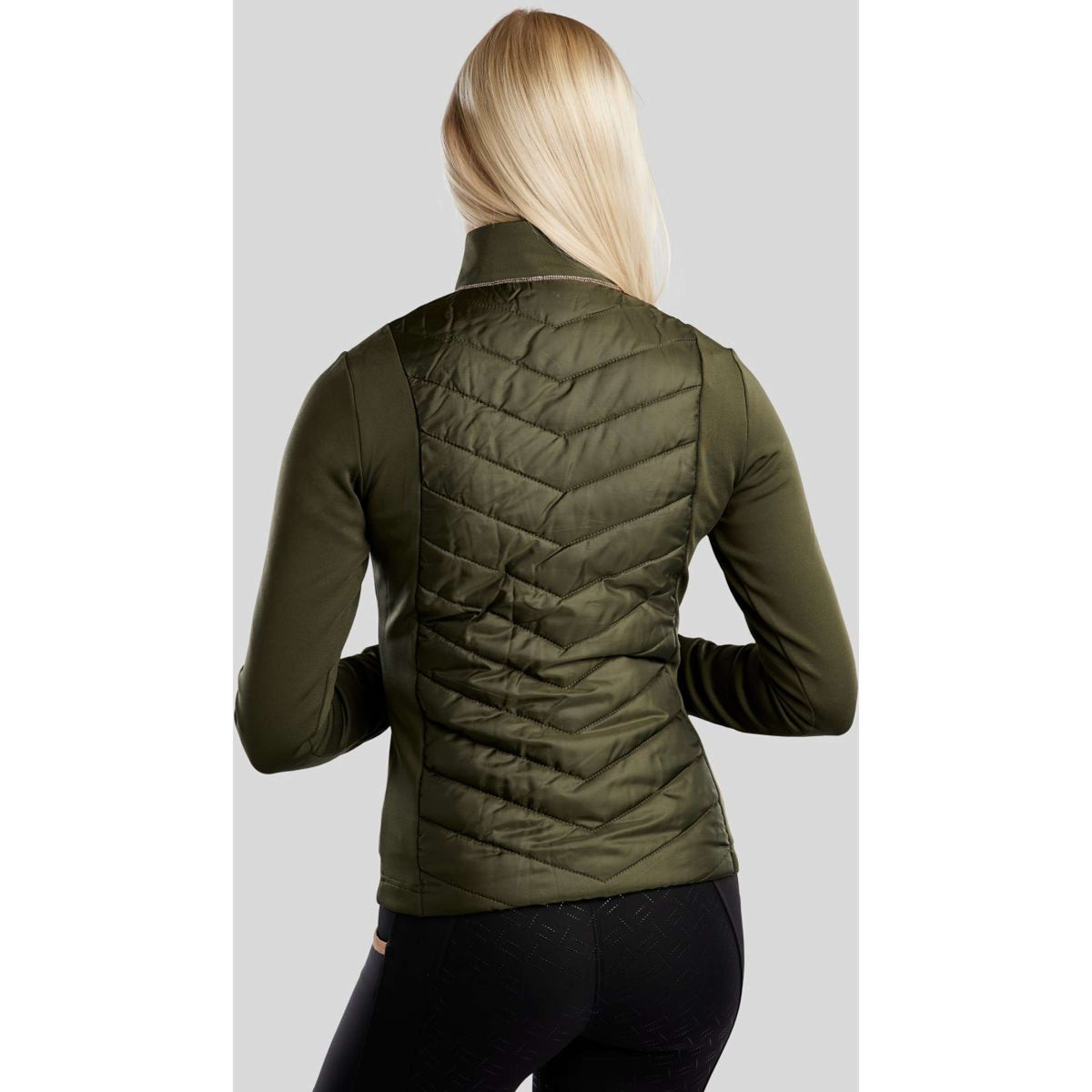 Montar Felpa con cappuccio e zip Momari Hybrid Olive