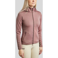 Montar Felpa con cappuccio e zip MoAddie Softshell Dusty Rose