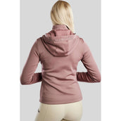 Montar Felpa con cappuccio e zip MoAddie Softshell Dusty Rose