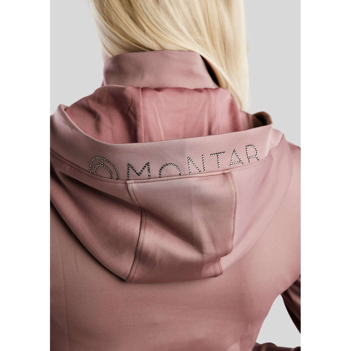 Montar Felpa con cappuccio e zip MoAddie Softshell Dusty Rose