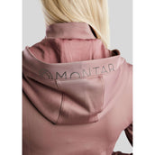 Montar Felpa con cappuccio e zip MoAddie Softshell Dusty Rose