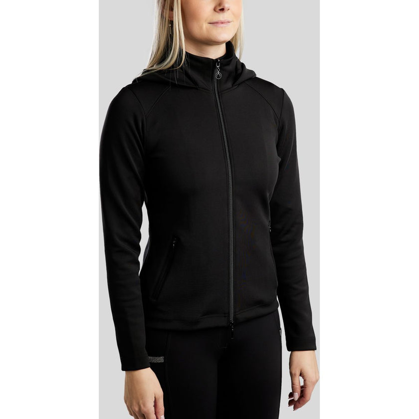 Montar Felpa con cappuccio e zip MoAddie Softshell Nero