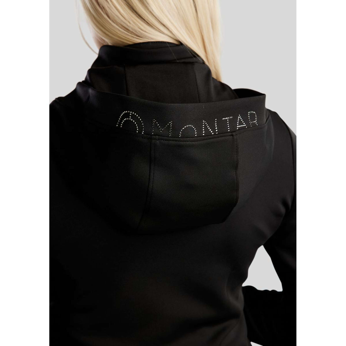 Montar Felpa con cappuccio e zip MoAddie Softshell Nero
