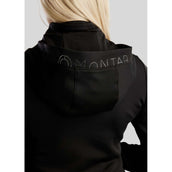 Montar Felpa con cappuccio e zip MoAddie Softshell Nero
