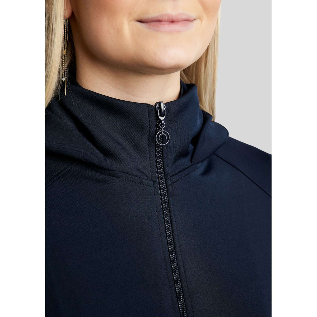 Montar Felpa con cappuccio e zip MoAddie Softshell Navy