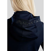 Montar Felpa con cappuccio e zip MoAddie Softshell Navy