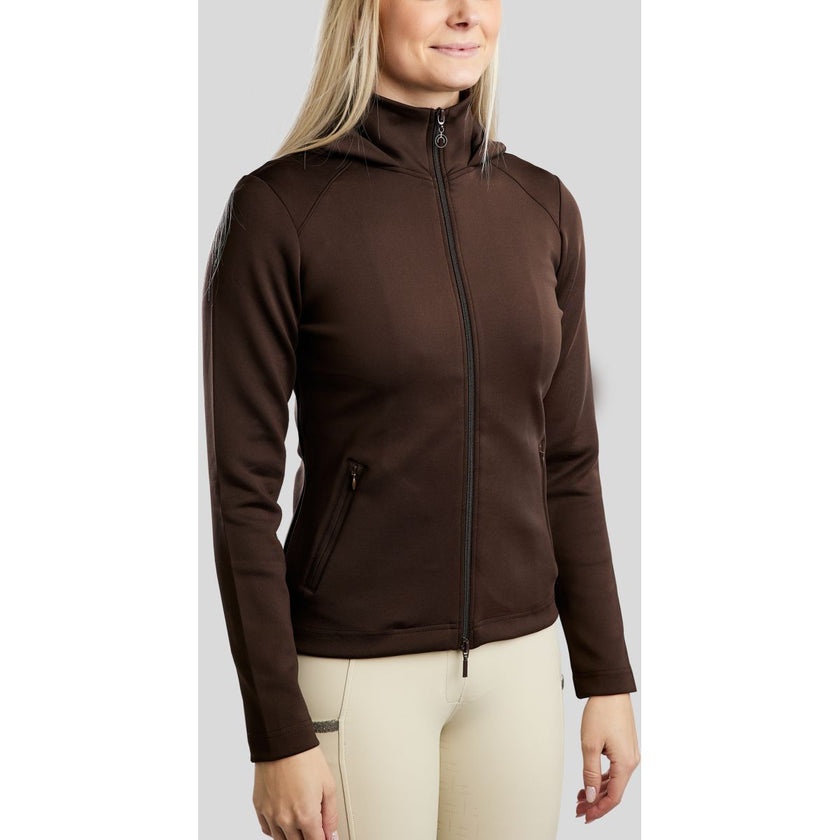 Montar Felpa con cappuccio e zip MoAddie Softshell Marrone Montar Felpa con cappuccio e zip MoAddie Softshell Marrone
