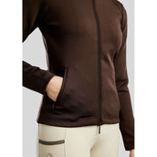 Montar Felpa con cappuccio e zip MoAddie Softshell Marrone