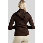 Montar Felpa con cappuccio e zip MoAddie Softshell Marrone