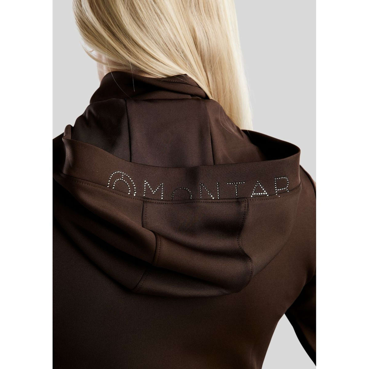 Montar Felpa con cappuccio e zip MoAddie Softshell Marrone