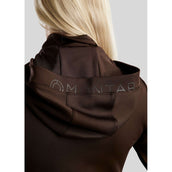 Montar Felpa con cappuccio e zip MoAddie Softshell Marrone