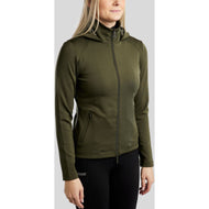 Montar Felpa con cappuccio e zip MoAddie Softshell Olive