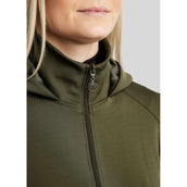 Montar Felpa con cappuccio e zip MoAddie Softshell Olive