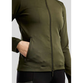 Montar Felpa con cappuccio e zip MoAddie Softshell Olive