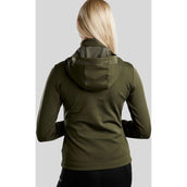 Montar Felpa con cappuccio e zip MoAddie Softshell Olive