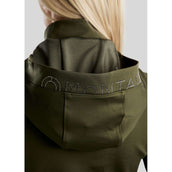 Montar Felpa con cappuccio e zip MoAddie Softshell Olive