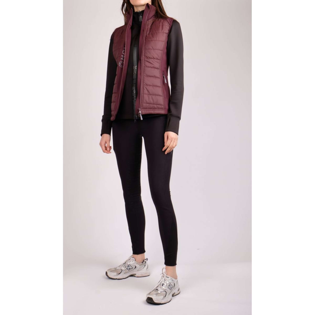 Montar Gilet Emma Quilt Prugna