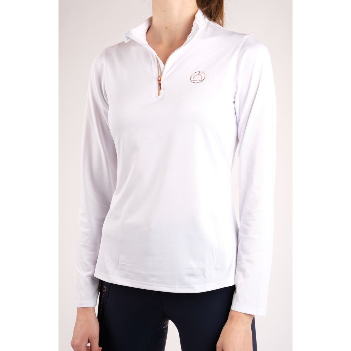 Montar Shirt Everly Rosegold Bianco