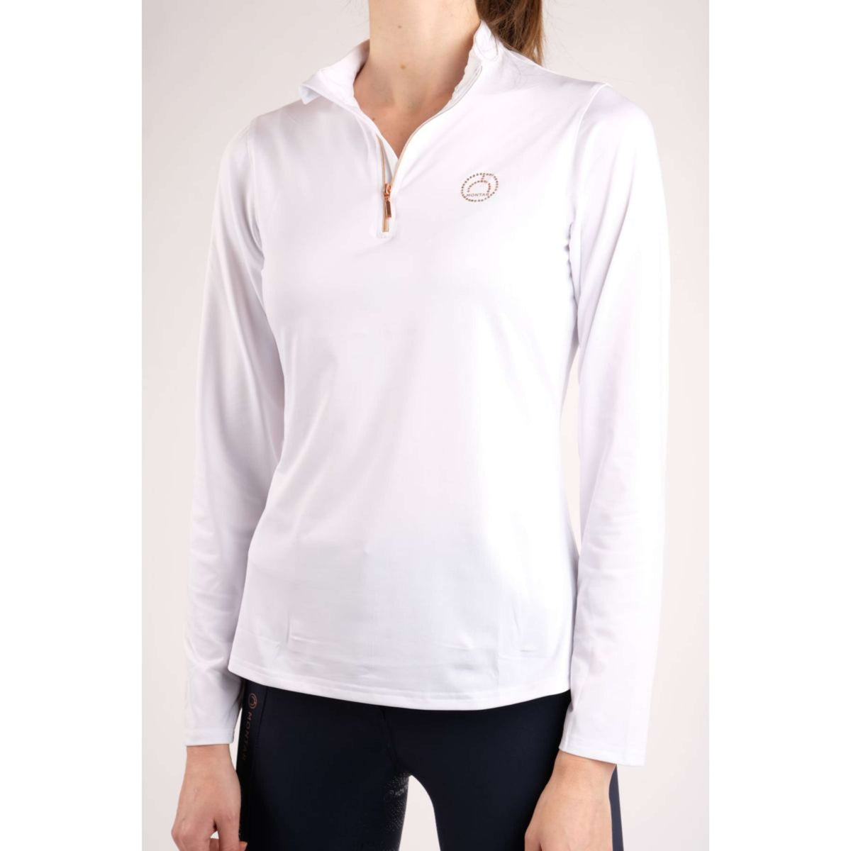 Montar Shirt Everly Rosegold Bianco