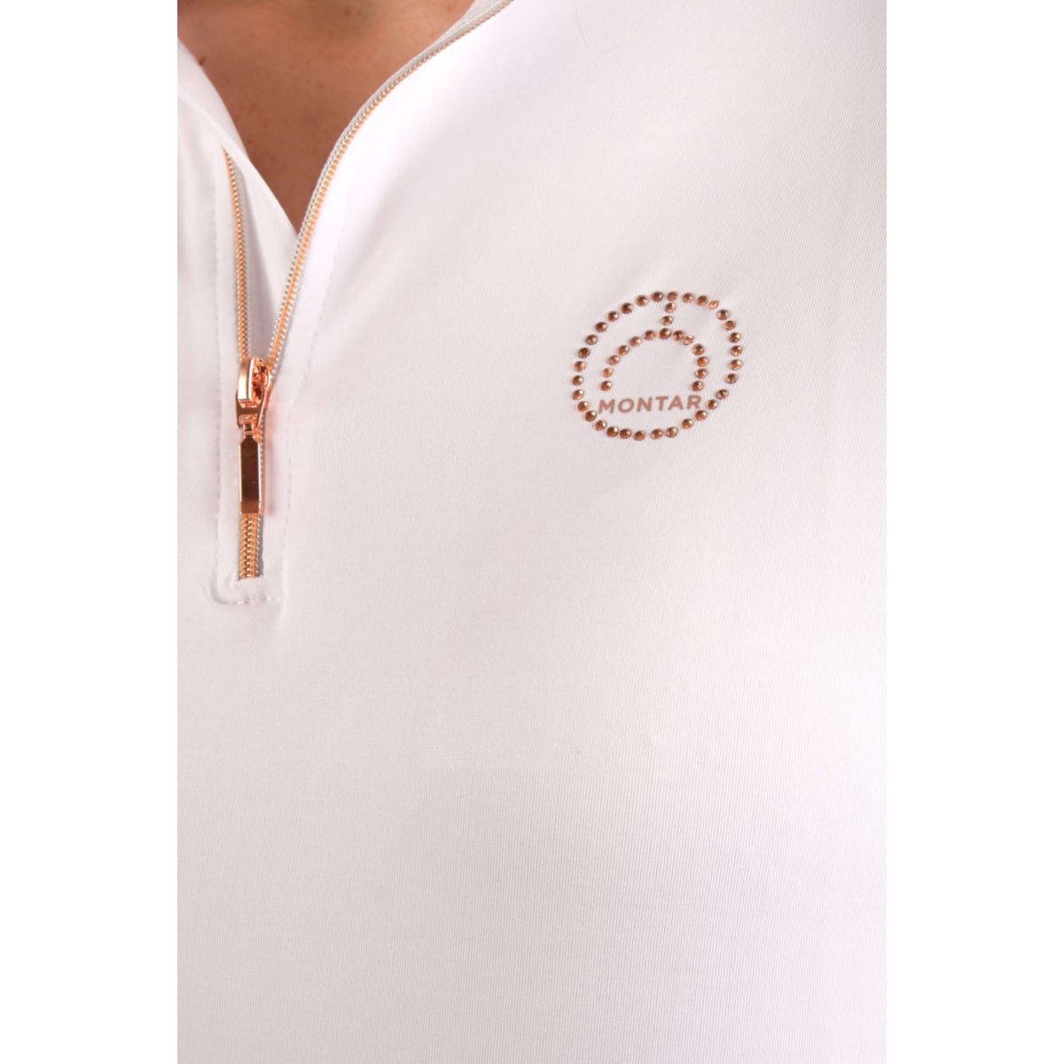 Montar Shirt Everly Rosegold Bianco