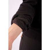 Montar Felpa con cappuccio e zip Macie Rosegold Logo Nero