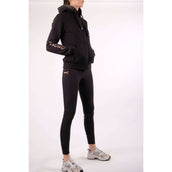 Montar Felpa con cappuccio e zip Macie Rosegold Logo Nero