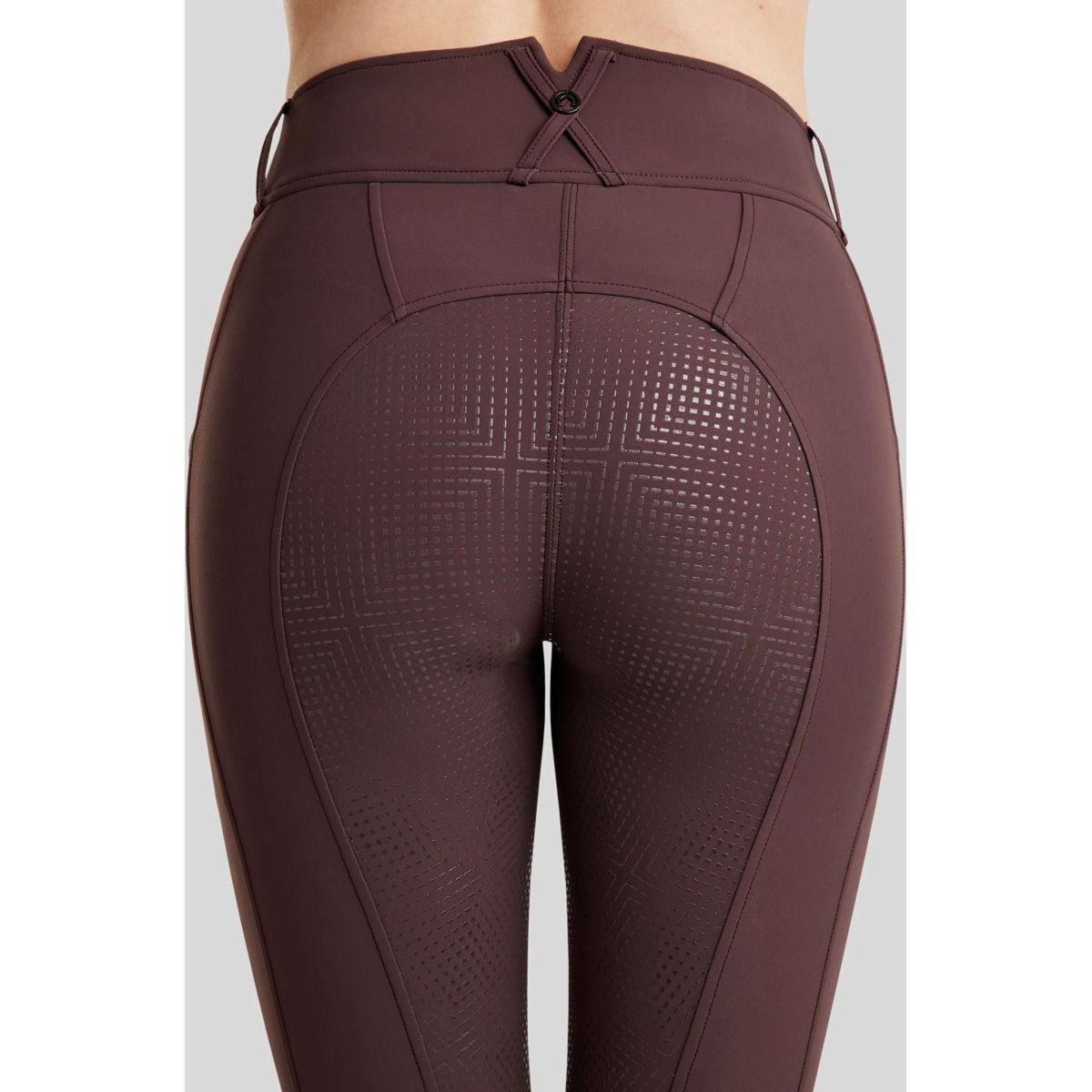 Montar Pantaloni da Equitazione MoZida Refined Full Grip Black Peony