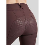 Montar Pantaloni da Equitazione MoZida Refined Full Grip Black Peony