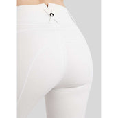 Montar Pantaloni da Equitazione MoEmilia Full Grip Bianco